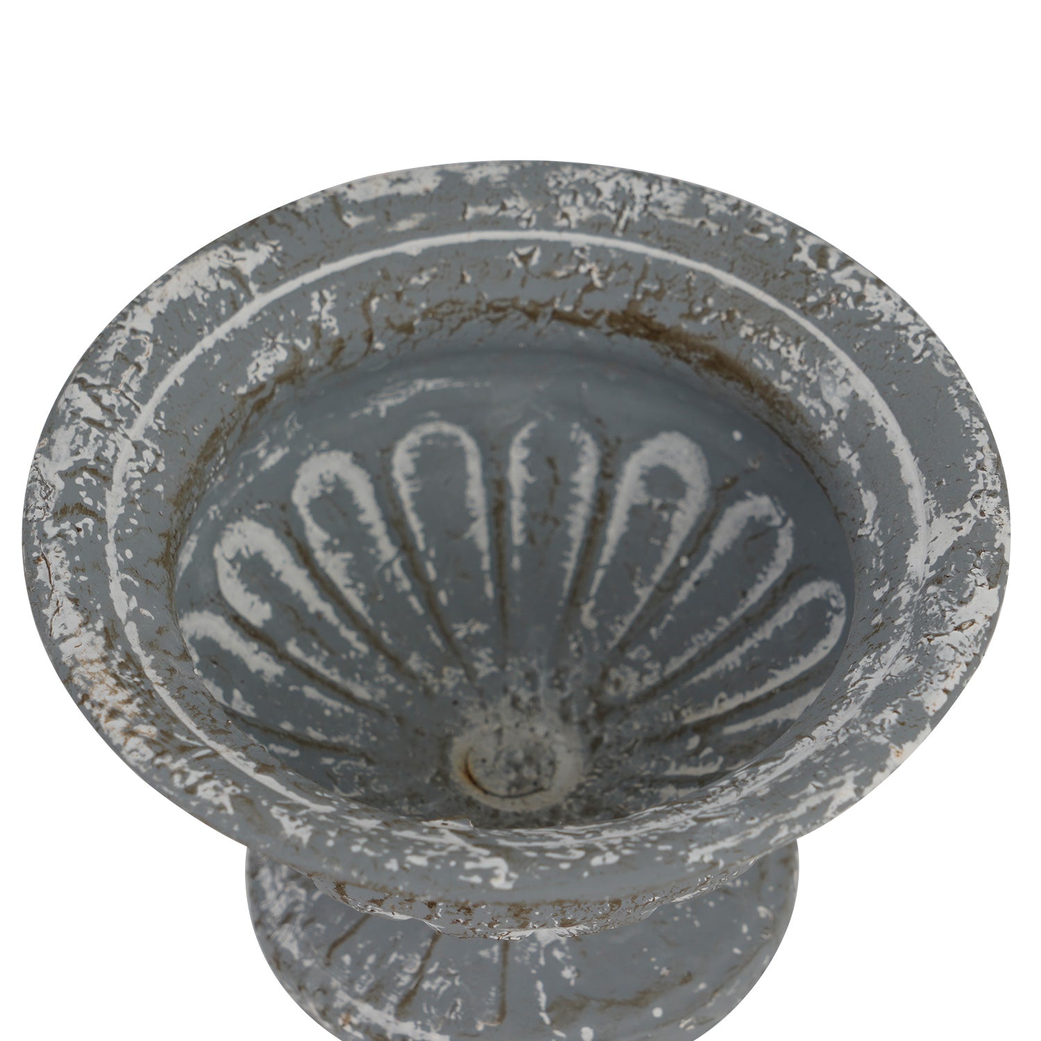 NIKKY HOME Vintage Galvanized Metal Flower Pot - Urn
