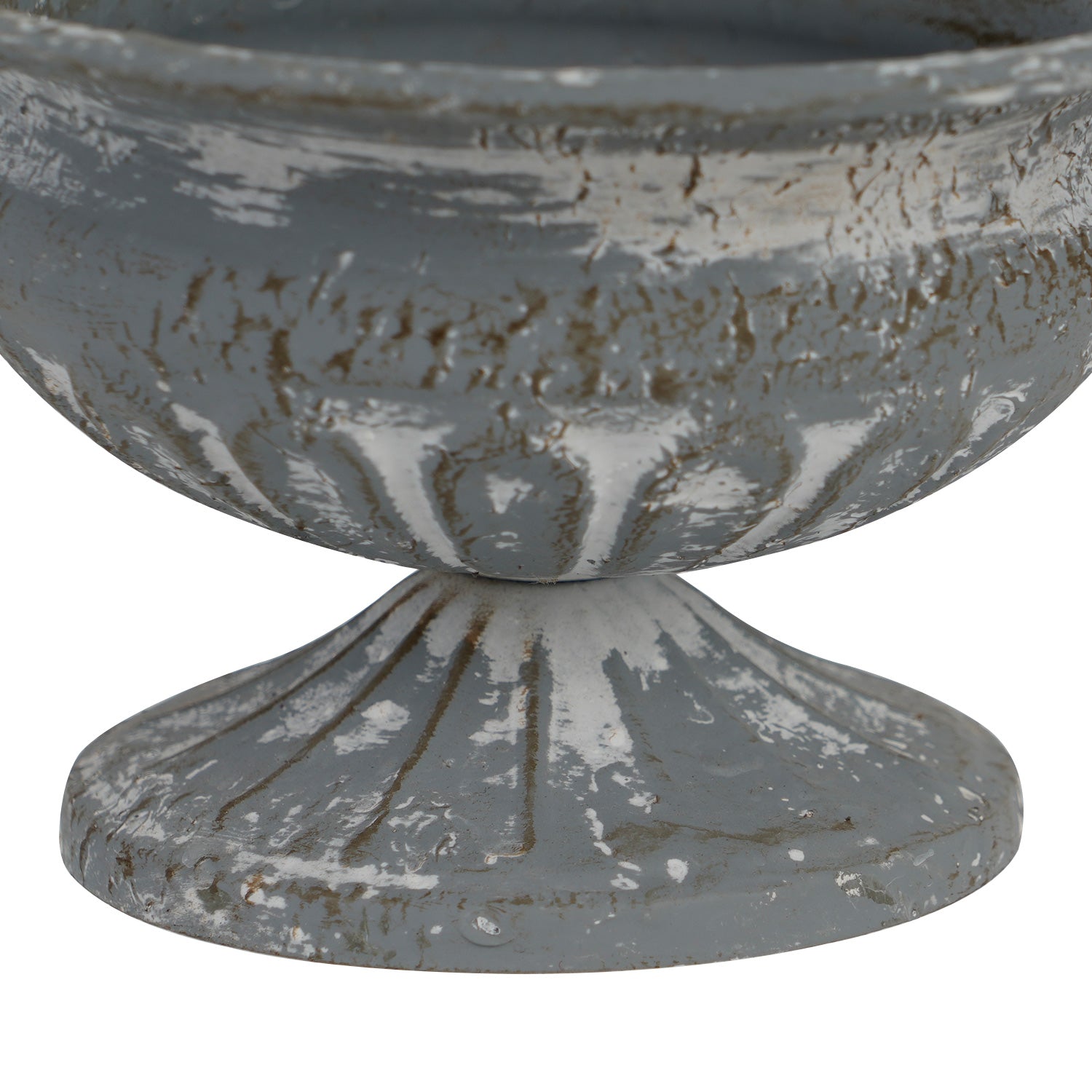 NIKKY HOME Vintage Galvanized Metal Flower Pot - Urn