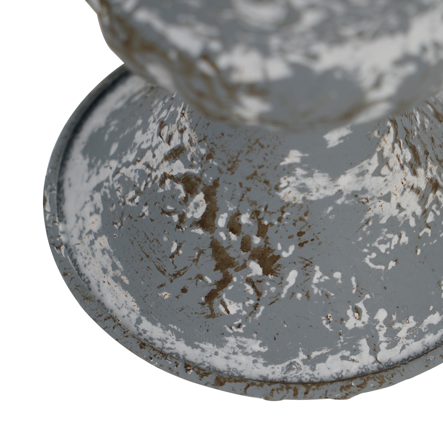 NIKKY HOME Vintage Galvanized Metal Flower Pot - Goblet