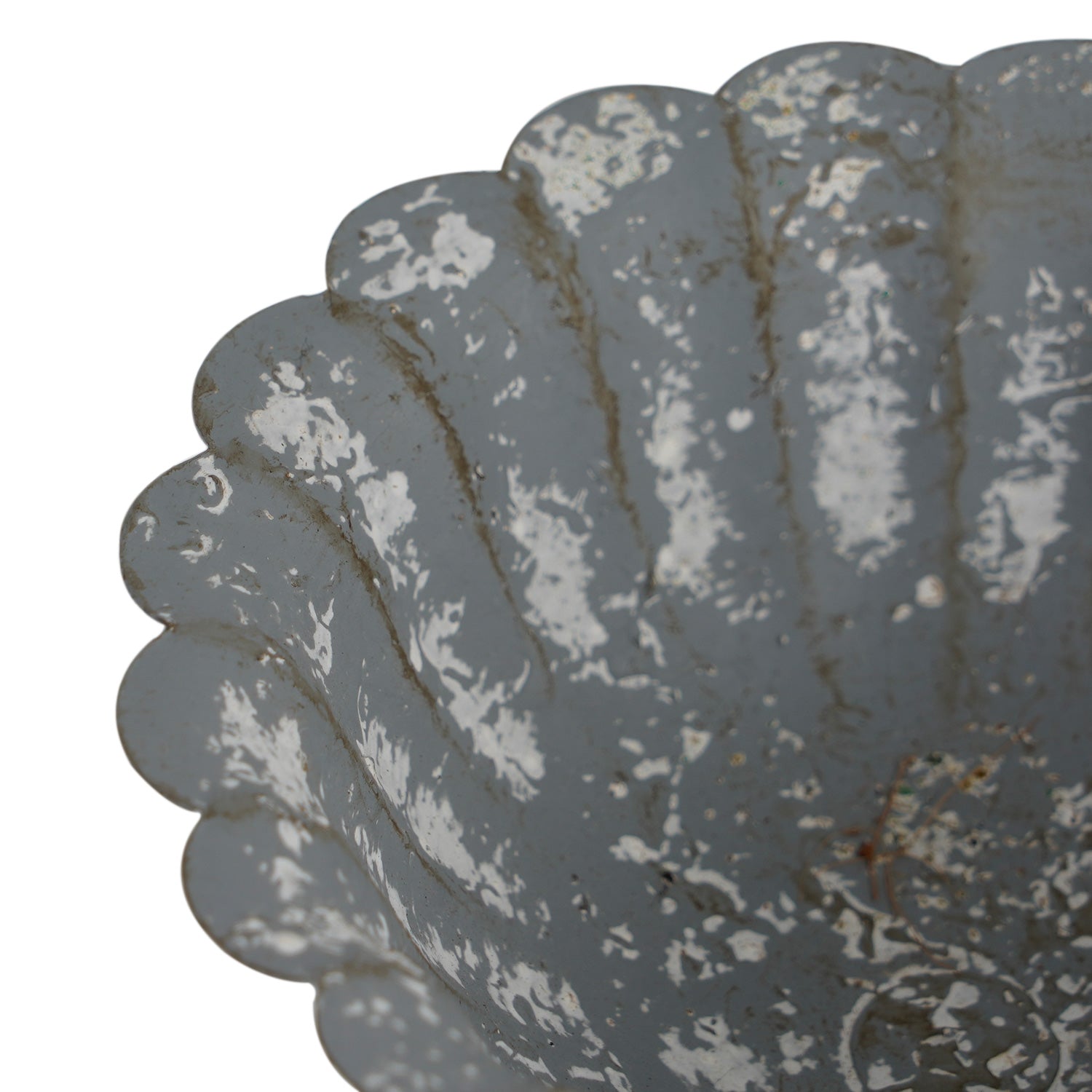 NIKKY HOME Vintage Galvanized Metal Flower Pot - Floral