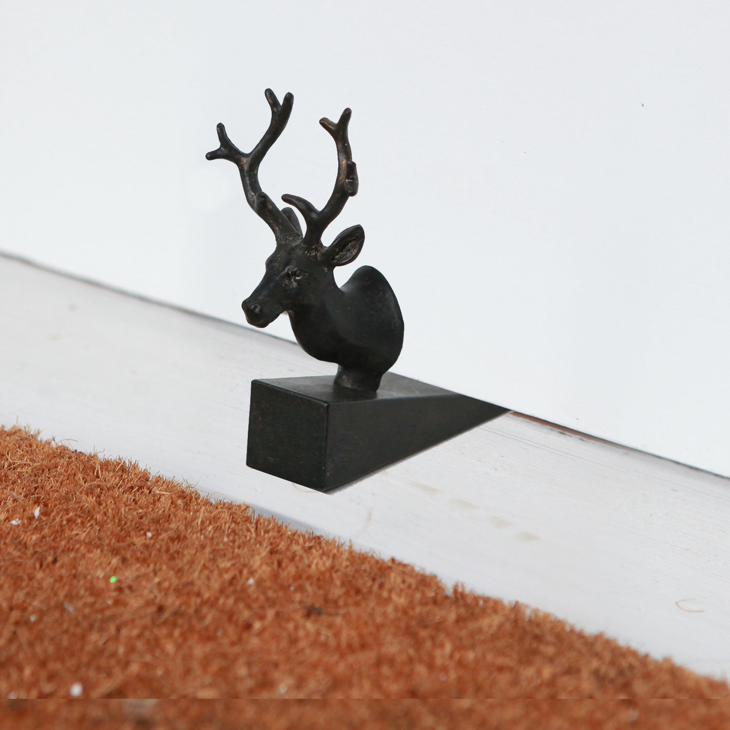 Nikky Home Metal Deer Door Stop Wedge
