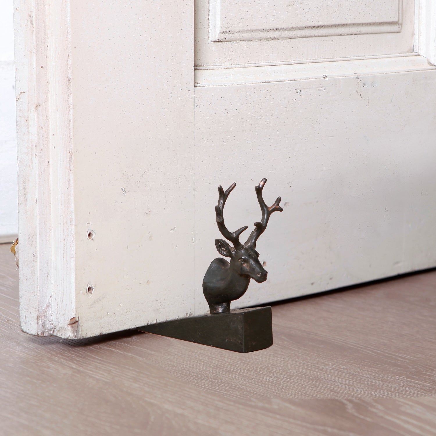 Nikky Home Metal Deer Door Stop Wedge