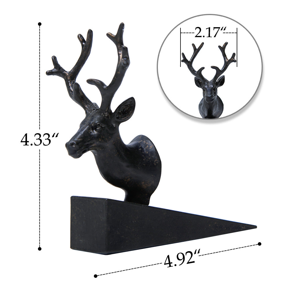 Nikky Home Metal Deer Door Stop Wedge