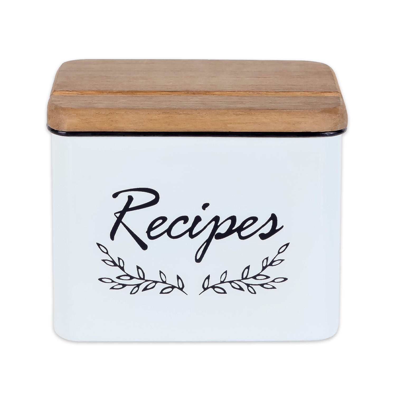 NIKKY HOME 4x6 Recipe Organization Box