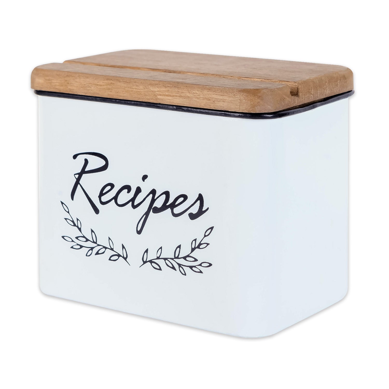 NIKKY HOME 4x6 Recipe Organization Box