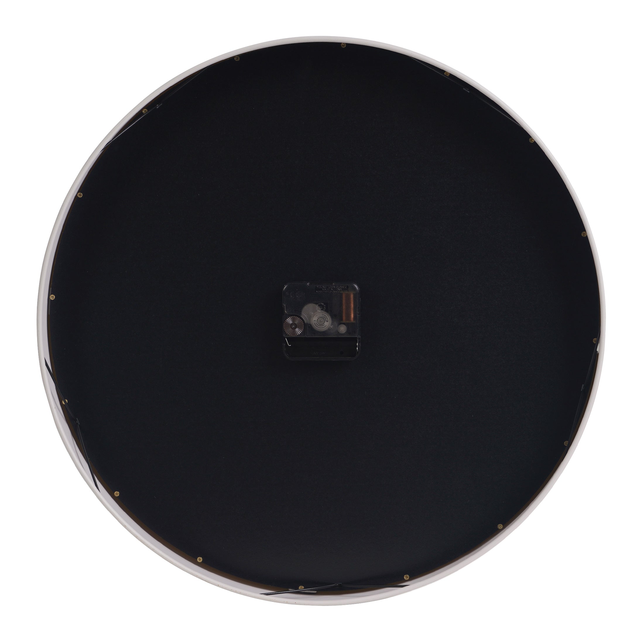 Nikky Home Light Gray Metal Round Thomas Kent Wall Clock