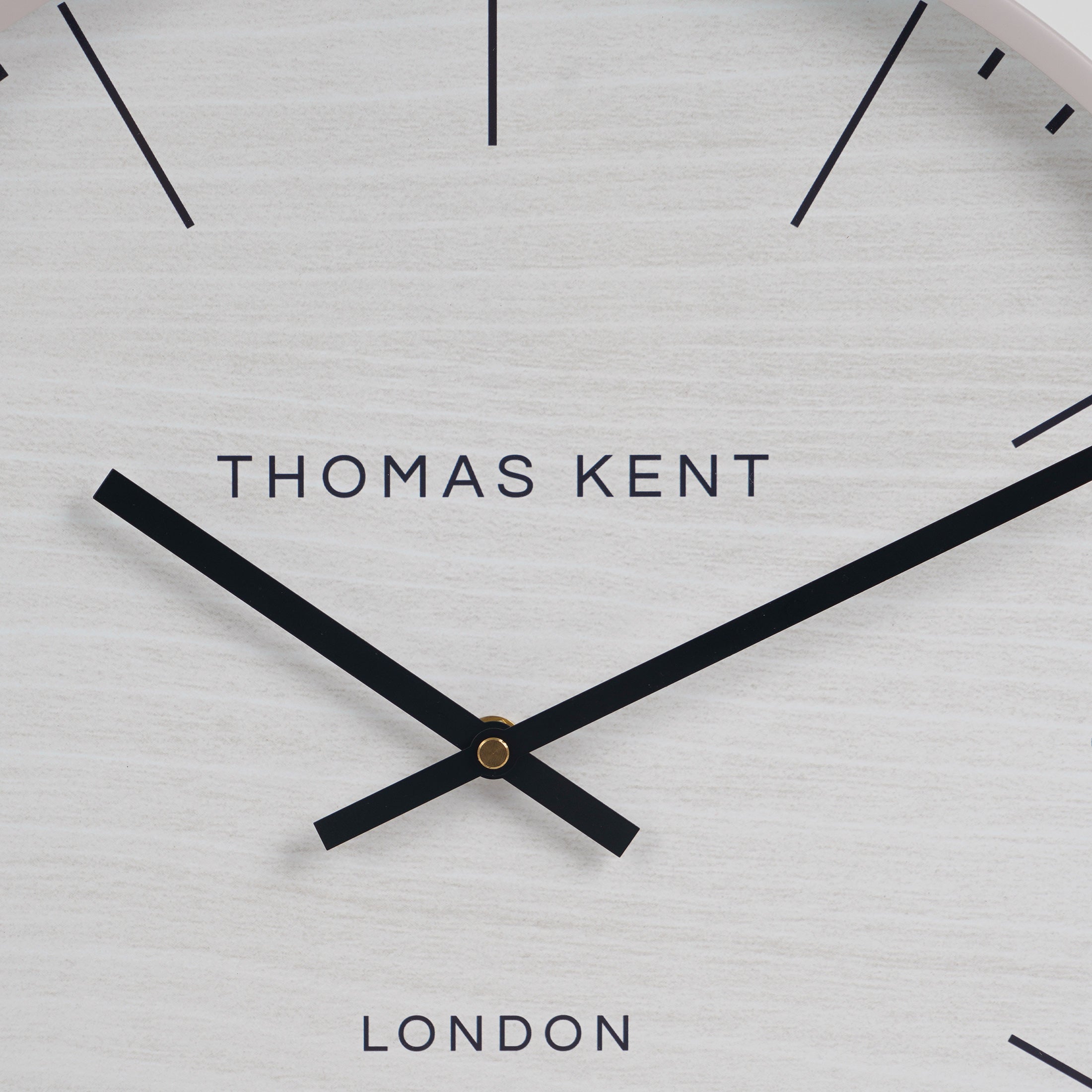 Nikky Home Light Gray Metal Round Thomas Kent Wall Clock