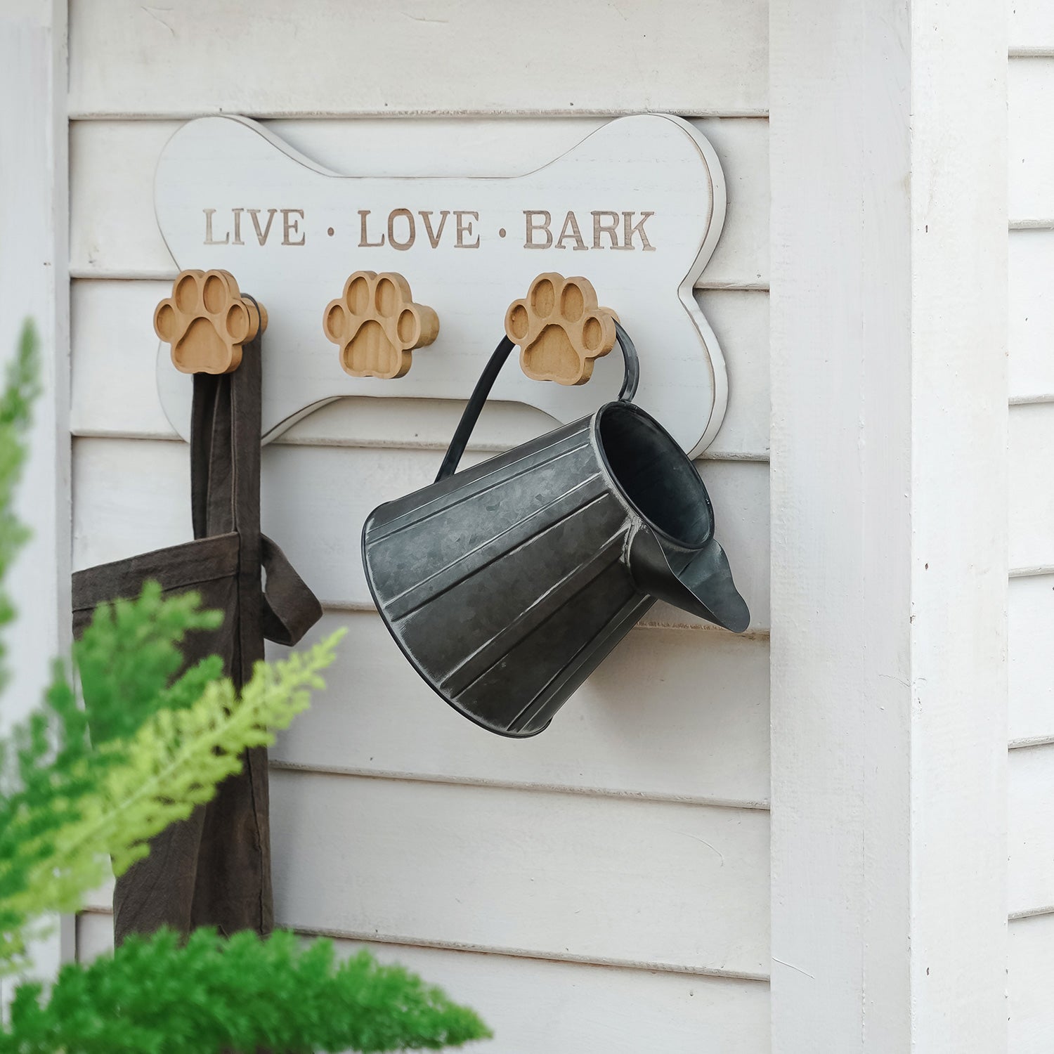 NIKKY HOME Rustic Farmhouse Galvanized Metal Vase - Short