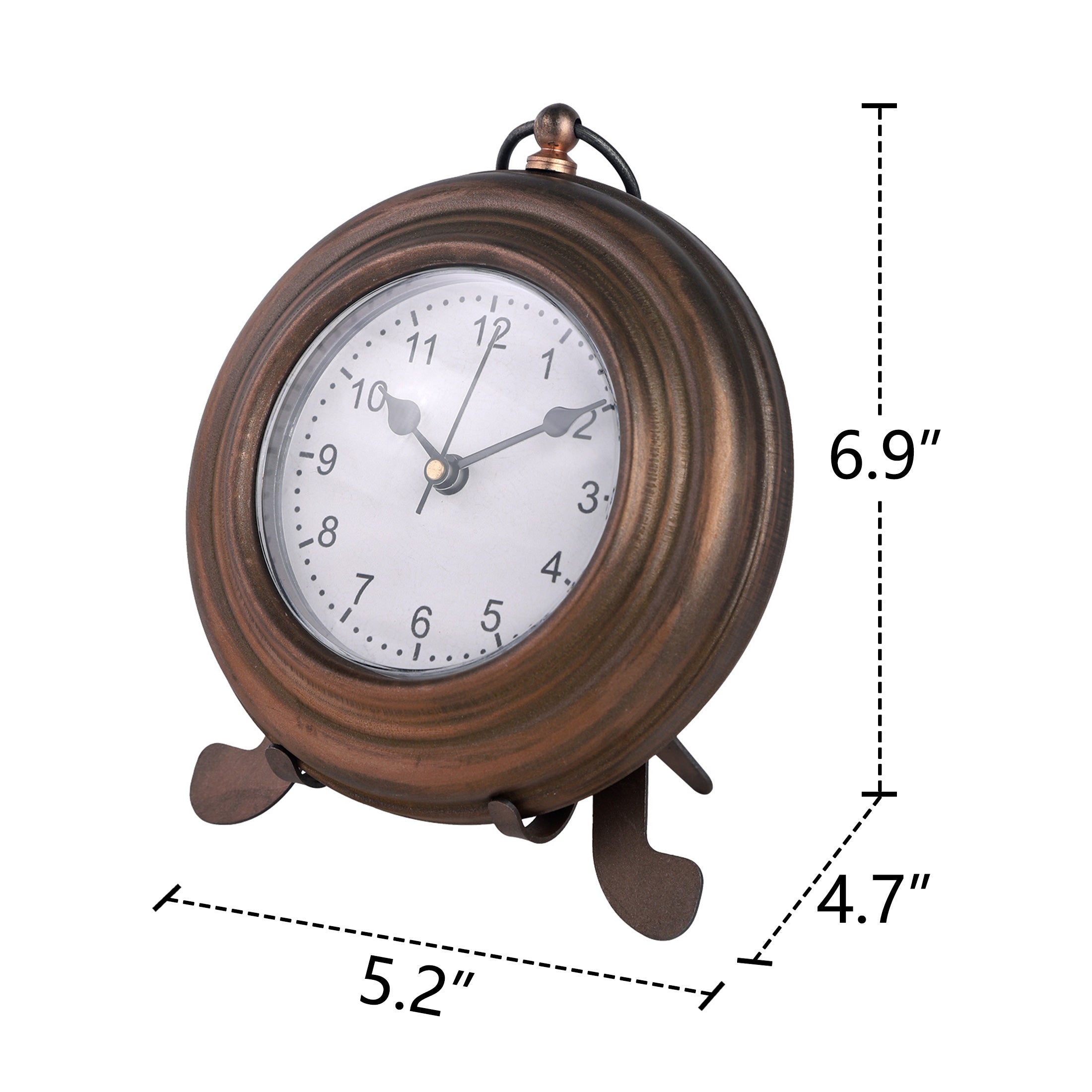 NIKKY HOME Vintage Table Clock