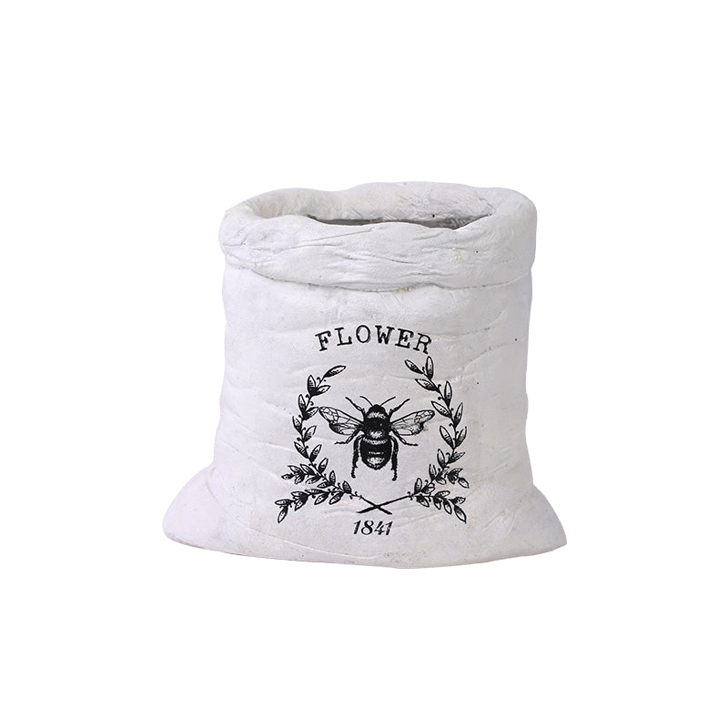NIKKY HOME Flour Sack Planter-FLOWER