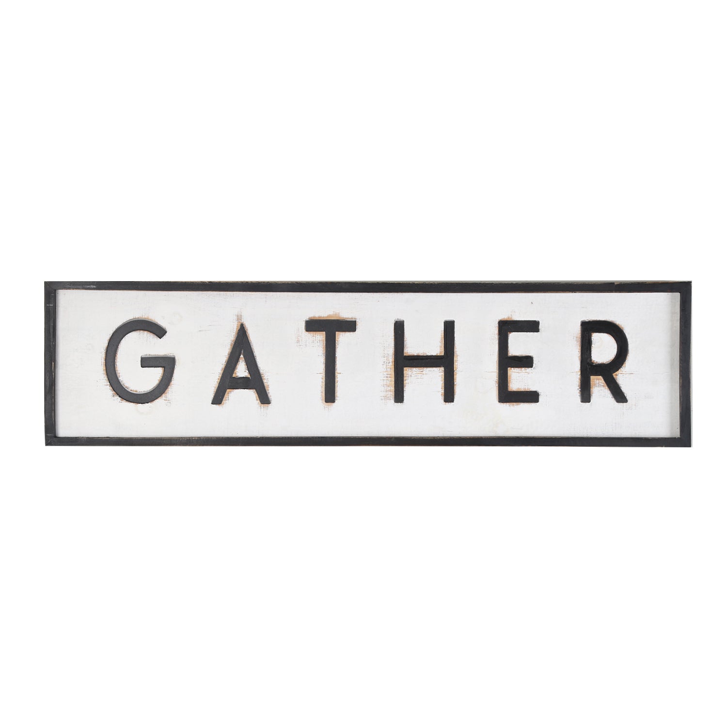 NIKKY HOME Farmhouse Gather Signs 36 x 9