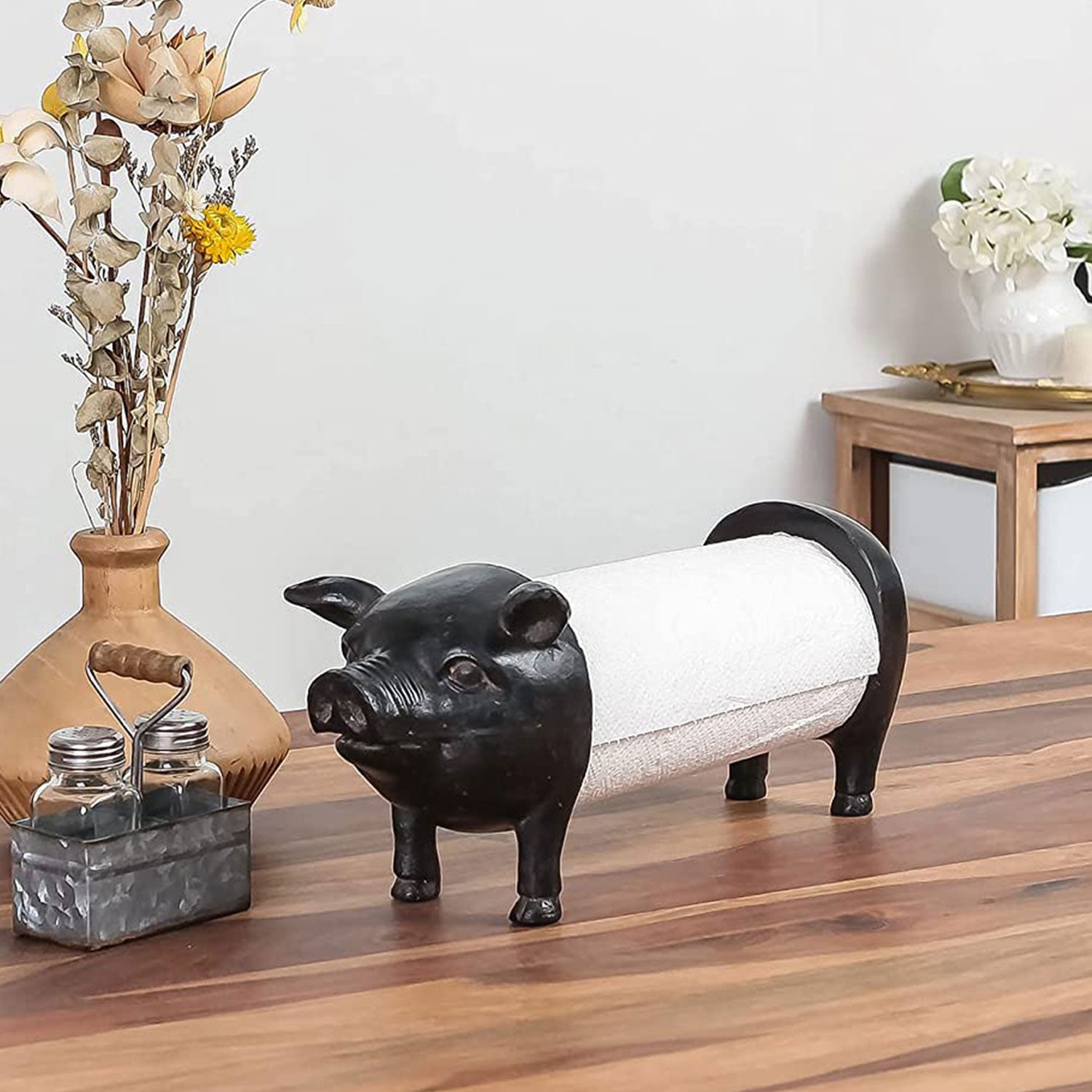 Pig Paper Towel Holder - Nikky Home