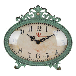 Rococo style Metal Table Clock - Nikky Home