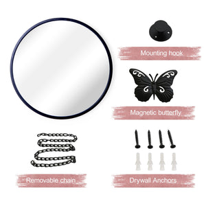 Wall Mirror With A Butterfly - Nikky Home