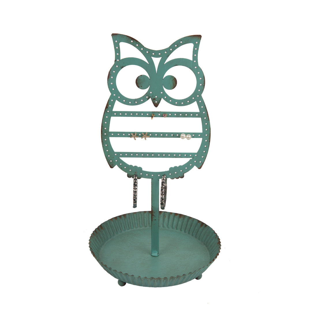 Owl Earring Holder With Ring Tray - Nikky Home