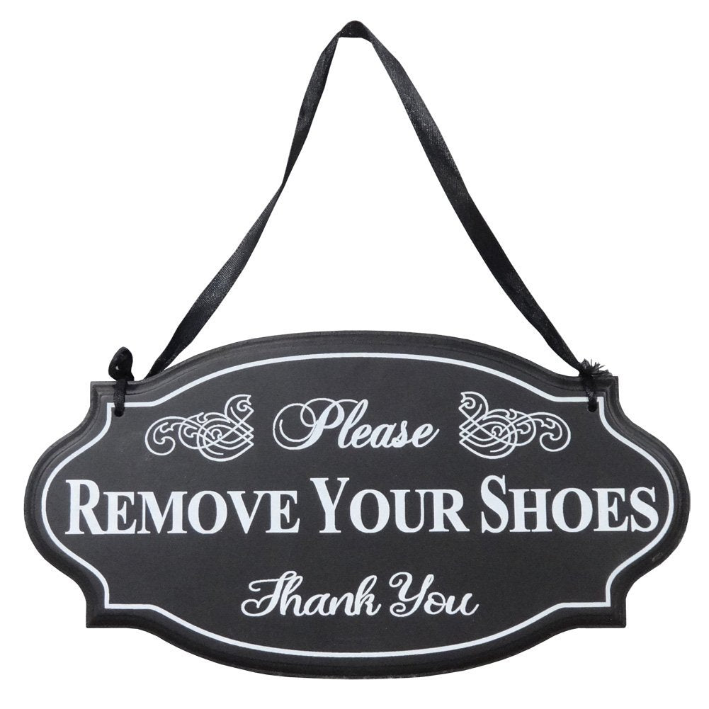 Remove Your Shoes Wall Sign - Nikky Home
